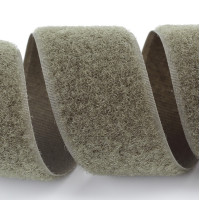 Застежка Velcro (липучка) 38 мм, ПЕТЕЛЬКИ, хаки  (F25 LH 38 850 nato 6D1)