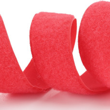 Застібка Velcro (липучка) 25мм, ПЕТЕЛЬКИ, червона (12В29Г27)