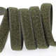 Застібка Velcro (липучка) 16 мм, ПЕТЕЛЬКИ, хакі (F25 LH 16 850 nato 6D1)