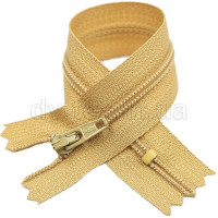 YKK Молния брючная, спиральная, DA (тип 3), (18см), желтый (087)