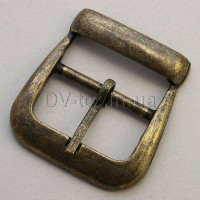 Пряжка металлическая для сумок, 30 мм, МТПР-30 (8651/4858), антик