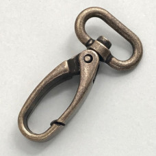 Карабин металлический 20мм, MTКР-20 (8008/4007), антик