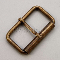 Пряжка металлическая для сумок, 40 мм,  МТПР-40 (3,9*40*20)(8091/4122), антик