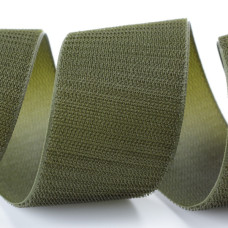 Застежка Velcro (липучка) 40мм, КРЮЧКИ, хаки (12В36Г27)
