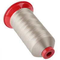 Нитки полиэстеровые Polyart №40, (3000м) бежево серые (1021)