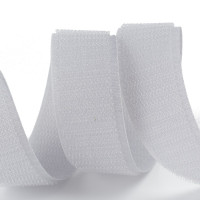 Застежка Velcro (липучка) 25мм, КРЮЧКИ, серая (12В30Г27)