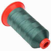 Нитки полиэстеровые Polyart №30, (2500м) зеленые (821)