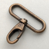 Карабин металлический 40мм, MTКР-40 (4070), антик